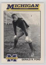 1989 Michigan Wolverines All-Time Team Issue Gerald Ford #10 7sd