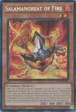 Yugioh! Salamangreat of Fire - MP25-EN144 - Prismatic Secret Rare - 1st Edition 