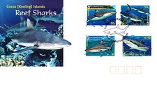 2005 Cocos Island Reef Sharks FDC