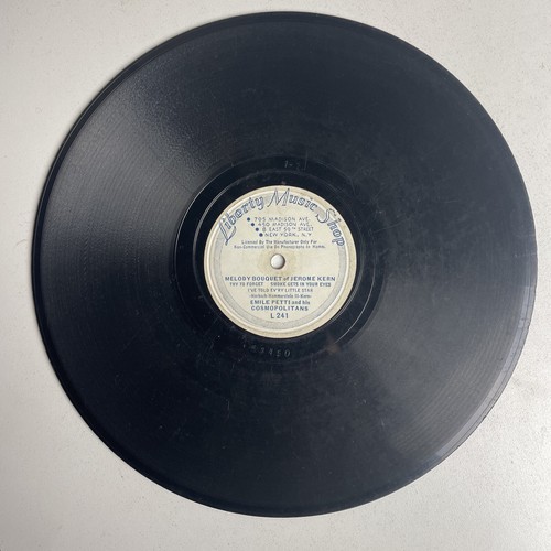 10" 78 RPM-Emile Petti-Melody Bouquet of Jerome Kern/Liberty Music Shop L 241 - Picture 2 of 4