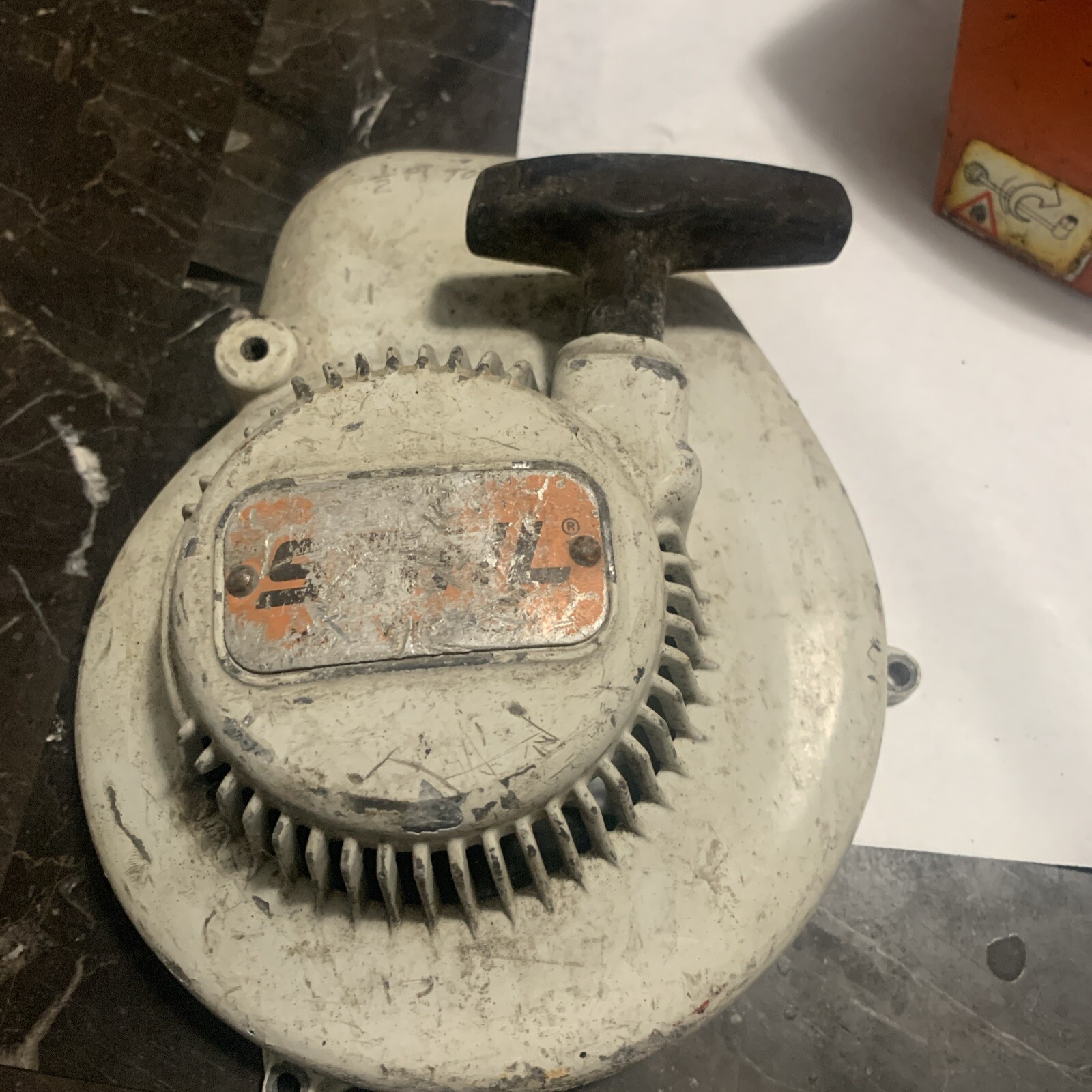 Genuine Stihl 08S 08 TS08 Fan Housing Rewind Starter Recoil 1108 Metal- Box 30