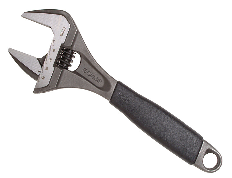 Bahco 9033 Ergo Adjustable Wrench 250Mm Extra Wide Jaw - Image 5
