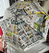 Vtg New Jersey's Star Ledger Newspaper Umbrella COMIC STRIP Nancy Haggar Snoopy