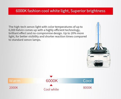 HID D1S Xenon Headlight Globes For Volkswagen Passat FSI Variant 2005-2010 - Picture 6 of 7