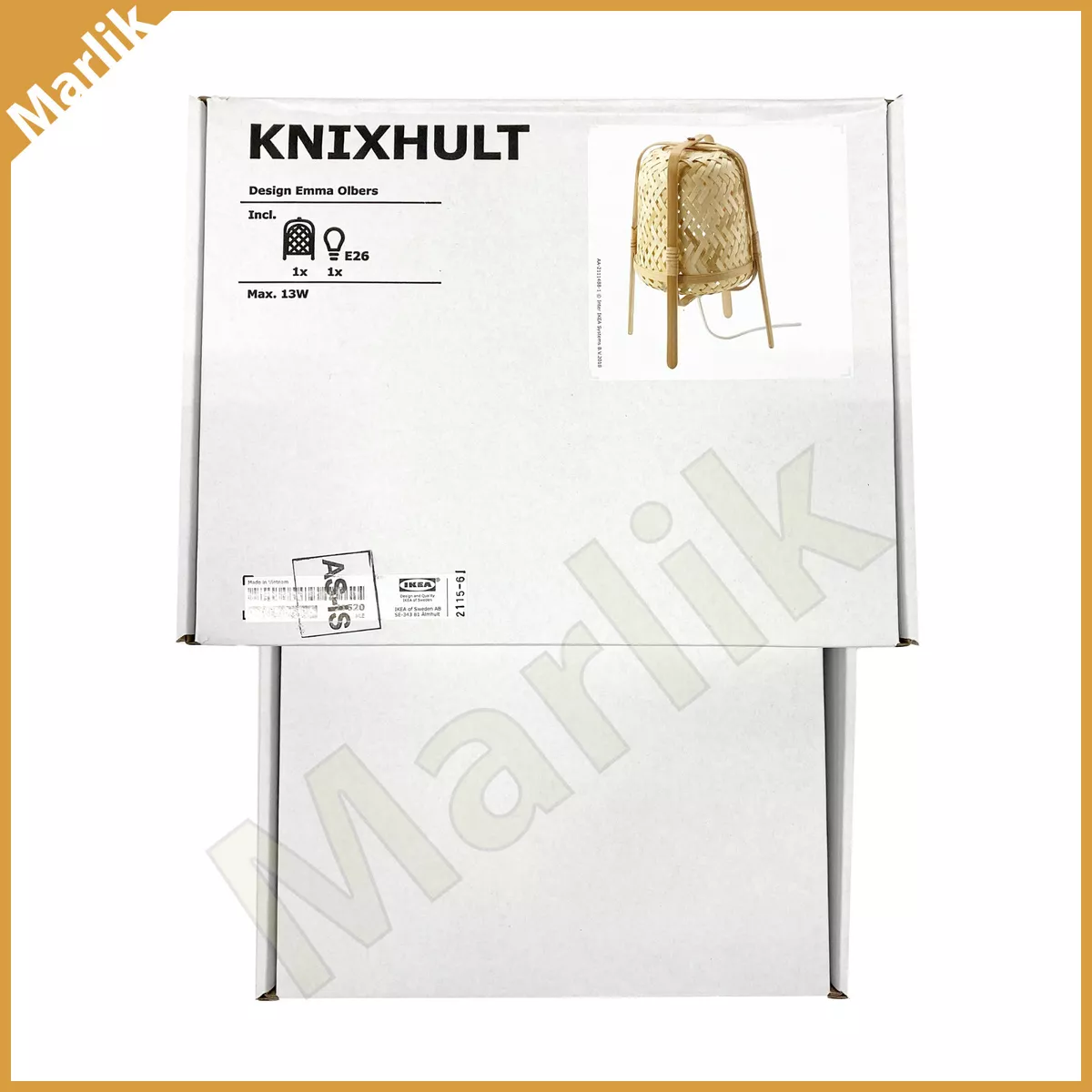 Ikea 2024 knixhult lamp
