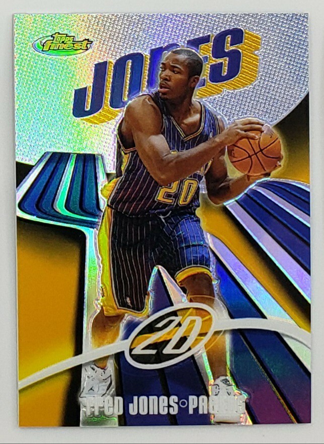 📈 FRED JONES REFRACTOR #162/250📈  2003-04 FINEST - Lebron ROOKIE year #38