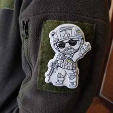 Chevron Battle Bow💙💛