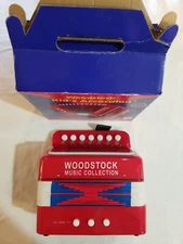 Woodstock Music Collection Child Children Toy 7-Key Accordion Educational Works