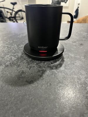 Ember 14 oz Ceramic Temp Controlled Smart Mug - Black - No Box - Barely Used