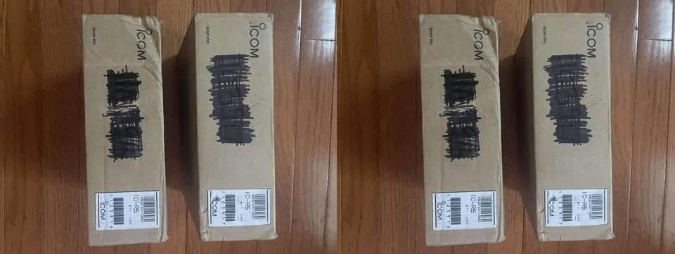 Icom IC- R5 Receiver Radio LOT OF 4 Handheld Portable Communications Wideband - Image 4 of 4