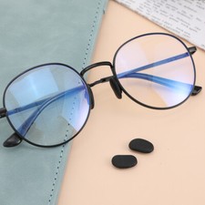 20PCS Nose Pads Silicone Bridge Nose Pad Silicone Eyeglasses Nose Pads Black