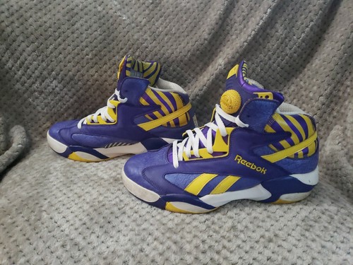 REEBOK THE PUMP SHAQ ATTACK LSU TIGERS 