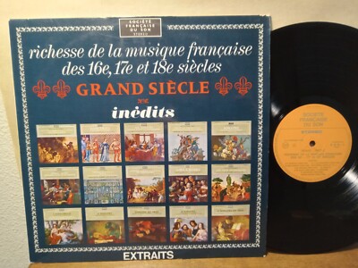 Richesse De La Musique Française des 16e 17e et 18e Siecles LP NM, FRENCH IMPORT