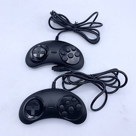 AT Games Sega Genesis Classic Mini Console W/ 2 Wired Controllers Cords Tested