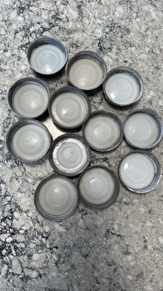 Dozen Porcelain Zinc Canning Lids eBay