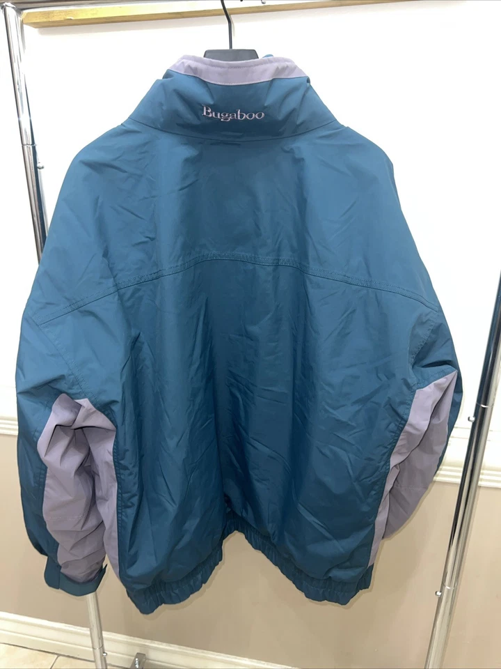 Columbia Bugaboo 1986 Interchange 3-in-1 Jacket Teal/Purple Men's Size XXL - Image 4 of 4