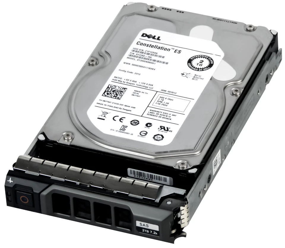 Disk Dell 067TMT 67TMT ST2000NM0001 2TB 7200U/Min 64MB SAS-2 3.5'' Pollici - Immagine 2 di 3