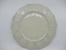 ARTE ITALICA MERLETTO ANTIQUE LACE EMBOSSED SERVICE / CHARGER PLATE  -12"  0708H