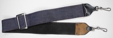 Vintage 2" Denim Camera Neck Strap w/ Metal Clips Nikon Canon Sony Pentax  More