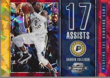 2018-19 Contenders Optic Playing the Number Game Red Cracked Ice Darren Collison