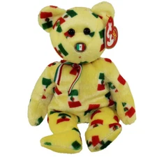 TY Beanie Baby - PINATA the Bear (Mexican Flag Nose) (8.5 inch) - MWMTs