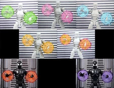 Magic Effect pieces - 1/12 scale - marvel legends, sh figuarts, mezco, mafex