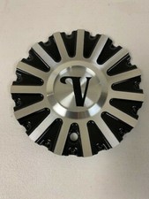 Velocity Wheels Csvw10-2a Black And Machined Wheel Center Cap Sj1211-08w
