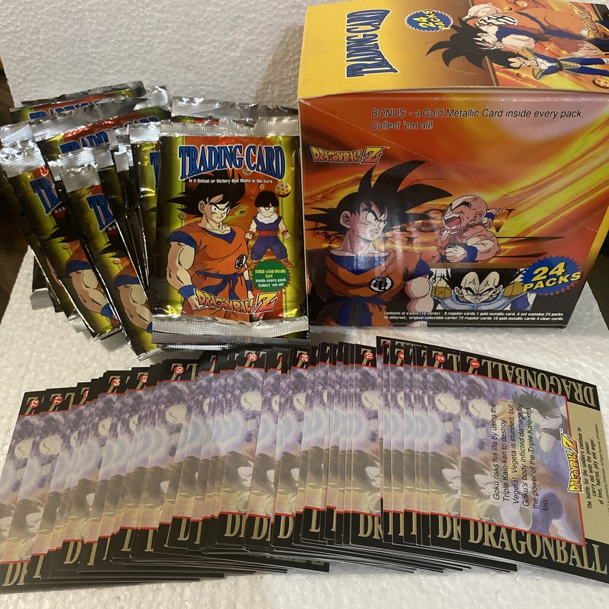 DRAGON BALL Z Series 2 #1-72 - Complete Trading Card Set - BOX