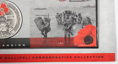 2015 Australia The Gallipoli Collection Commemorative Medallions 1222/1915 - Picture 14 of 17