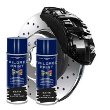 X2 Satin Black Heat Resistant Aerosol Spray Brake Caliper Paint