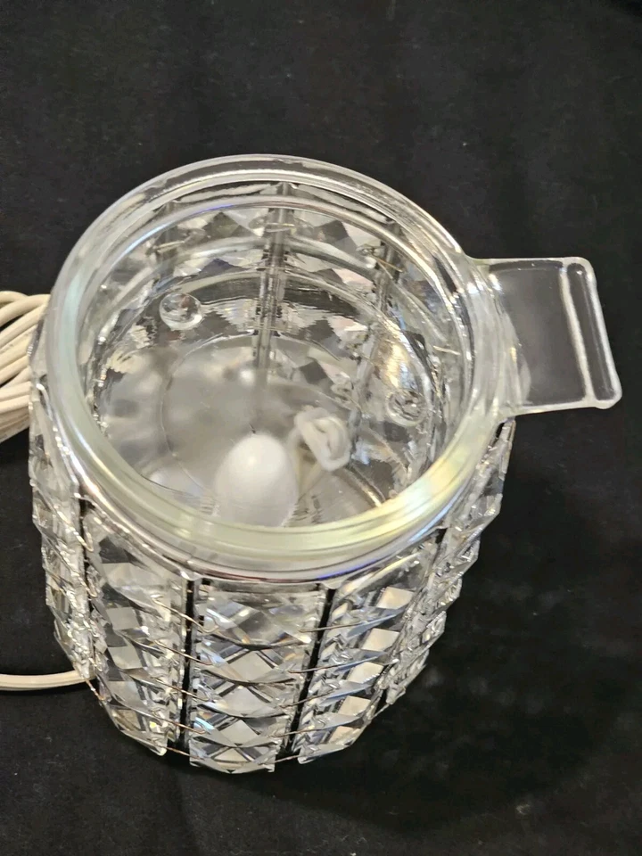 Calentador de cera de cristal, quemador de cera eléctrico, calentador de fusión de cera para cera perfumada Foto 4 de 4