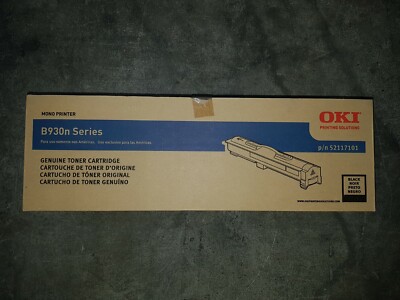 Genuine OKI 52117101 Black Toner Cartridge B930n Series BNIB