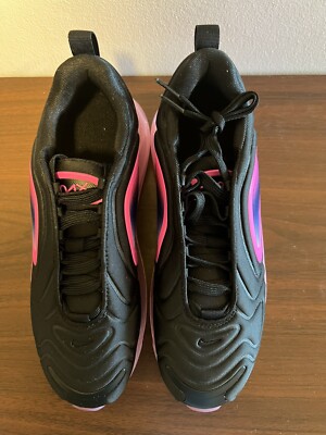 Nike Air Max 720 GS Men Black Pink Fuchsia NWOB, 10.5 Nike Air Max 720  main image 2