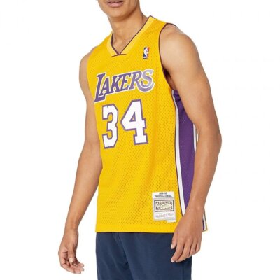 Mitchell & Ness Heimtrikot LA Lakers NBA Schwingman Lakers 99 Shaquille O`Ne