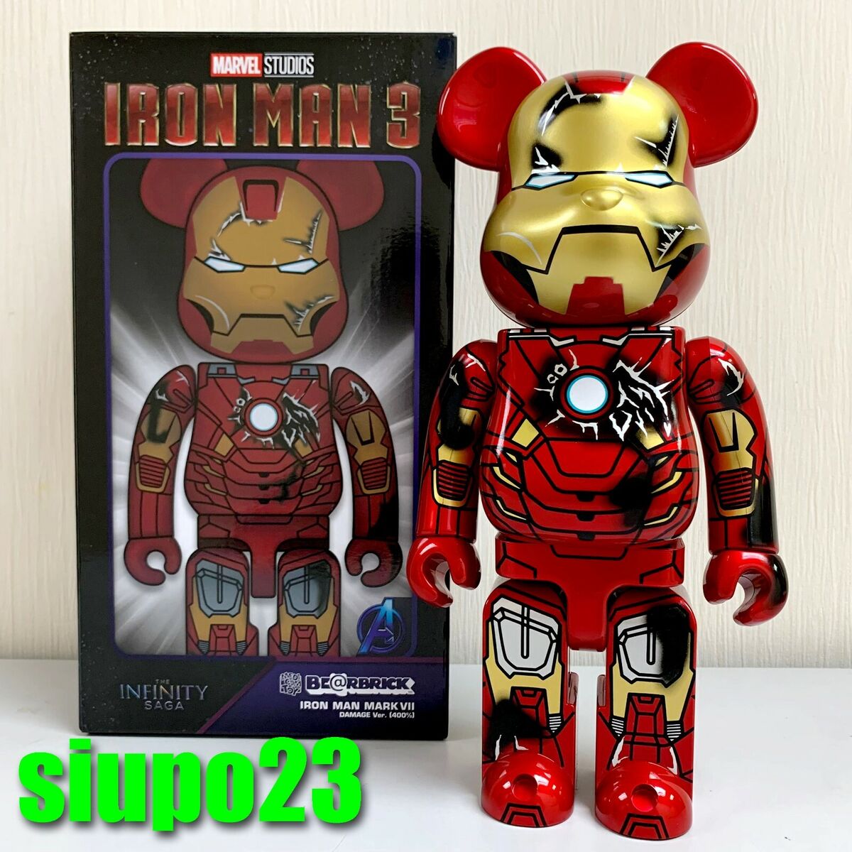 アイアンマンBE@RBRICK IRON MAN MARK VII DAMAGE 400％ - その他