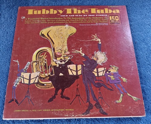 Tubby The Tuba LP Leo Gulliver's Travels Jose Ferrer Paul Tripp | eBay