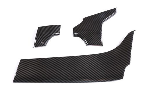 Carbon Fiber Print Copilot Dash Panel Trim Cover ABS Fits 16-19 W166 C292 GLE350 - Foto 2 di 3