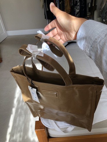 River Island Khaki Tote Shopping Bag - Picture 15 of 19