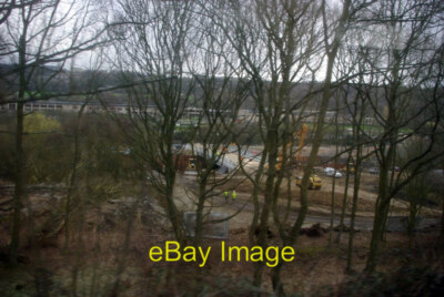 Photo 6x4 Construction of the new Sterne Bridge Copley Glimpsed through t c2012