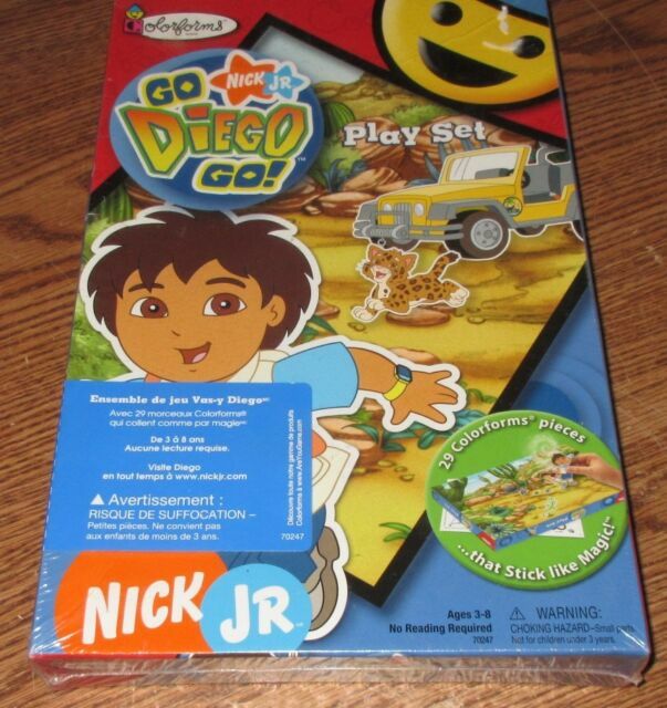 Go Diego Go Nick Jr. Colorforms Playset 2006 for sale online | eBay