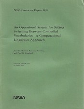 2 VINTAGE NASA SPACE PROGRAM GUIDES INFORMATION SYSTEM LINGUISTICS APPROACH