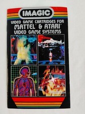 Vintage 1982 Imagic Mattel Atari 2600 Game Cartridge Catalog 17215