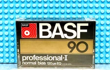 BASF  PROFESSIONAL  I   90   TYPE I   BLANK CASSETTE TAPE (1) (SEALED)