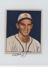 1950 Bowman Les Moss (Copyright; John on Card) #251 Rookie RC hw6. rookie card picture