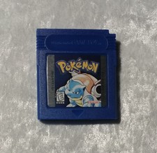 Pokemon Blue Nintendo GameBoy GBC Tested Saves 