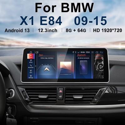 12.3'' 8-CoreAndroid 13.0 Apple Carplay Android Auto iDrive For BMW X1 E84 CIC