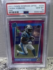 2021 Panini Donruss Optic Chuba Hubbard Pink PSA 10