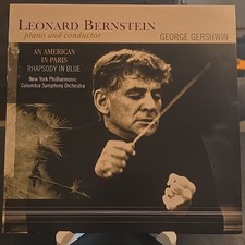 Leonard Bernstein & Gershwin An American in Paris/Rhapsody in Blue LP Remastered