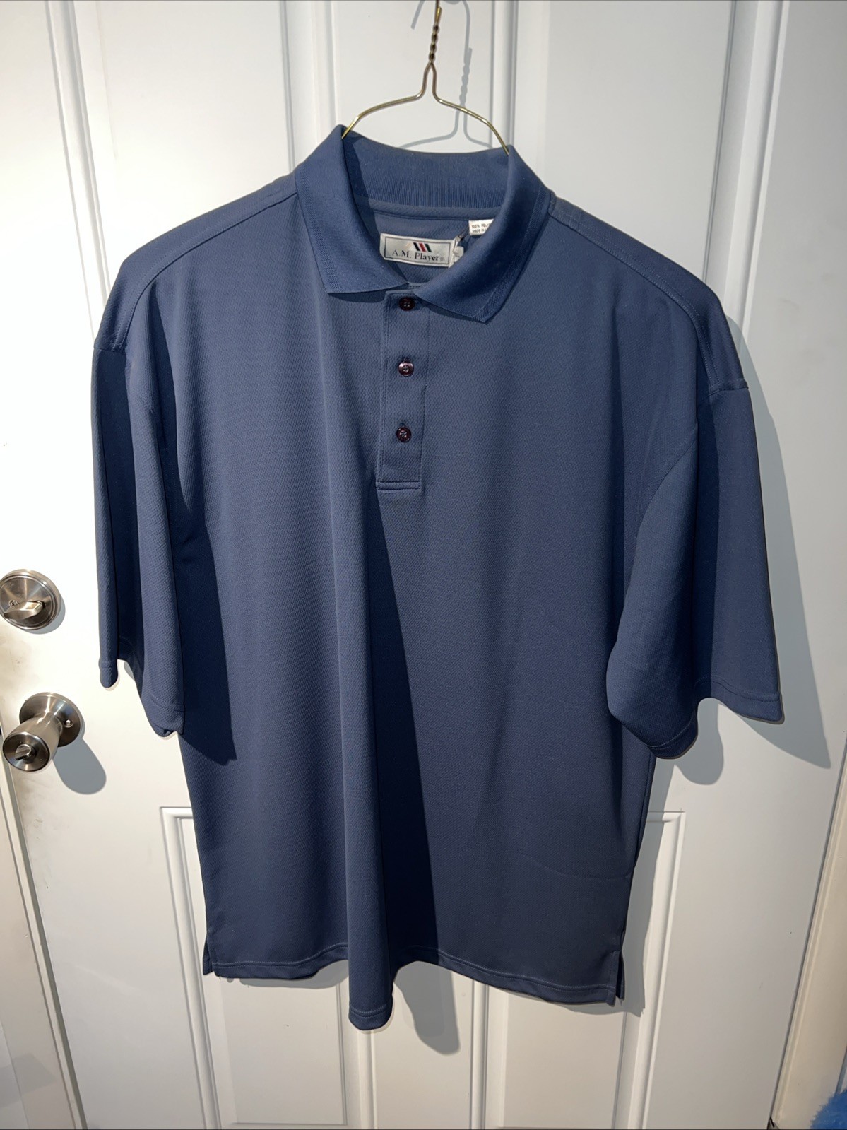 Golf Polo Shirt Blue Men&rsquo;s Xl New Big