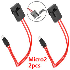 Micro2 Fuse Tap Car Modification ACC Fuse Box Power Socket Holder Extension 2PCS